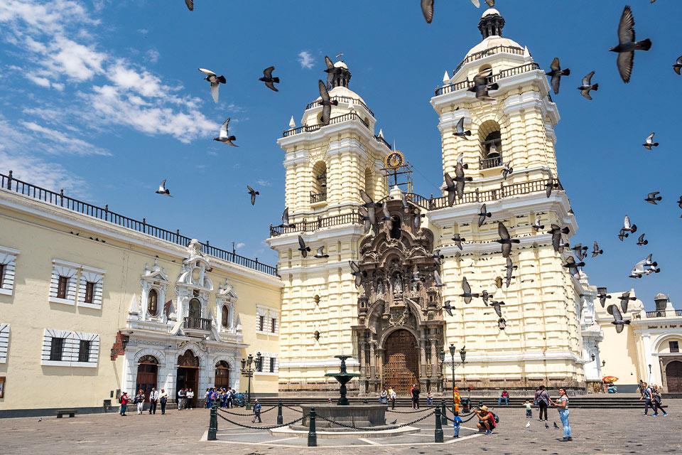 San Francisco en el tour peru camino inca corto 10 dias