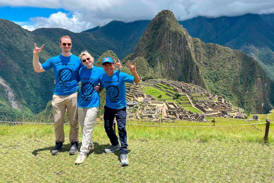 Llegando a Machu Picchu