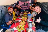 Hora de la cena - Camping Camino Inca Corto