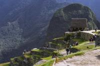 Top of Machu Picchu on a 2 day tour by train from Cusco