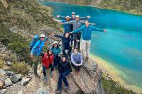A group of tourists on the shores of Humantay Lake | TreXperience