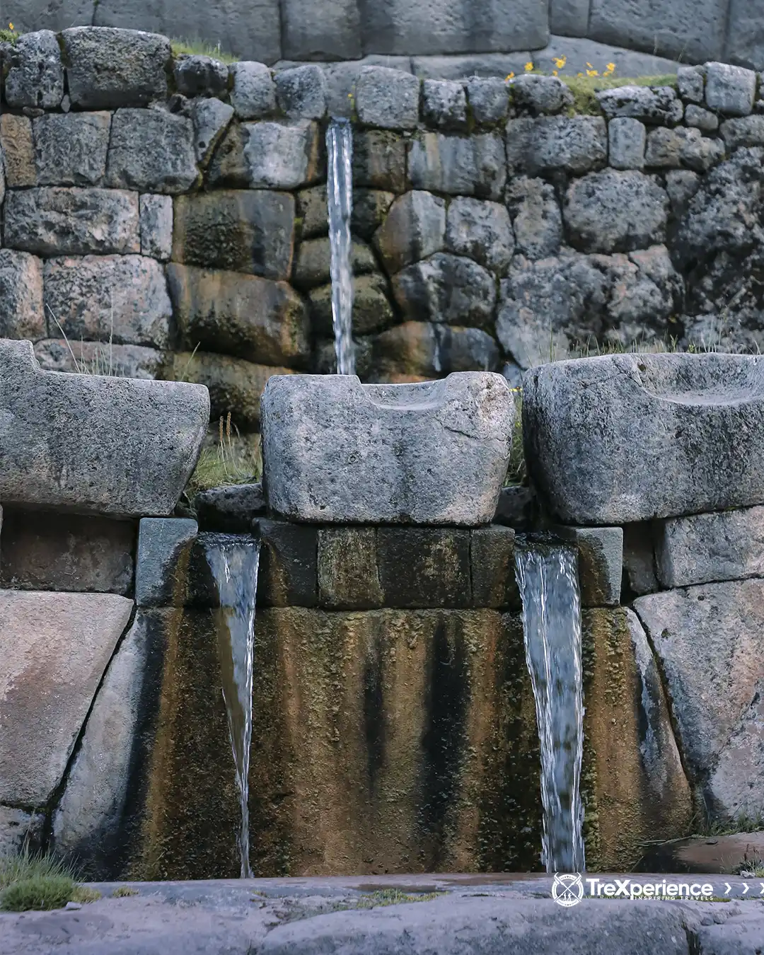 Water fountain of Tambomachay in Cusco, Peru | TreXperience