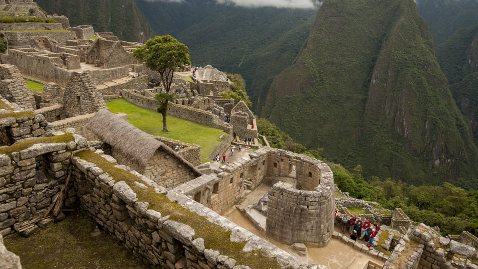 Temple of the Sun in Machu Picchu