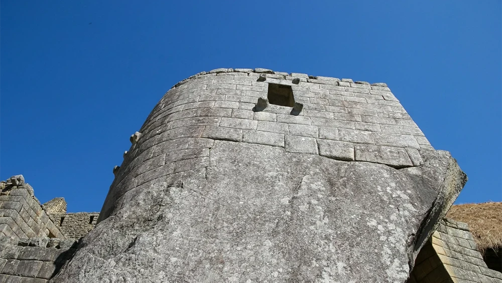 Temple of the Sun in Machu Picchu