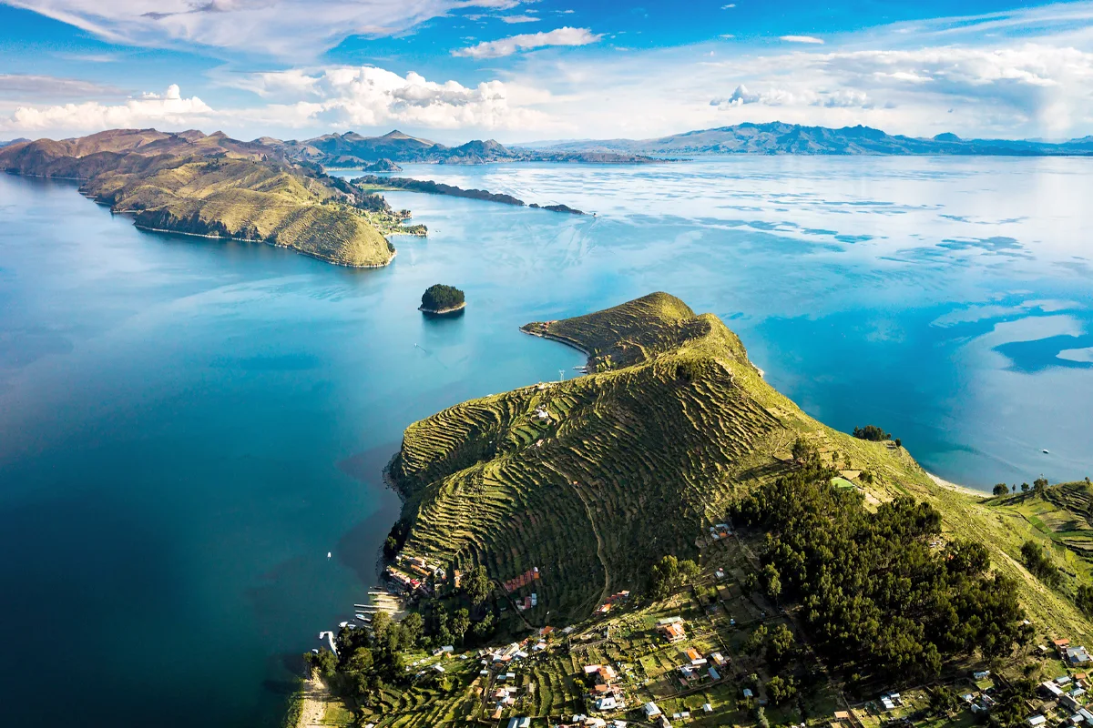 Panoramic view of Lake Titicaca Panoramic view of Lake Titicaca | TreXperience
