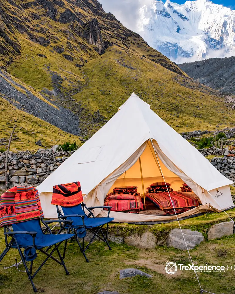 TreXperience Salka Glamp in the first night of Salkantay 5 days tour TreXperience Salka Glamp