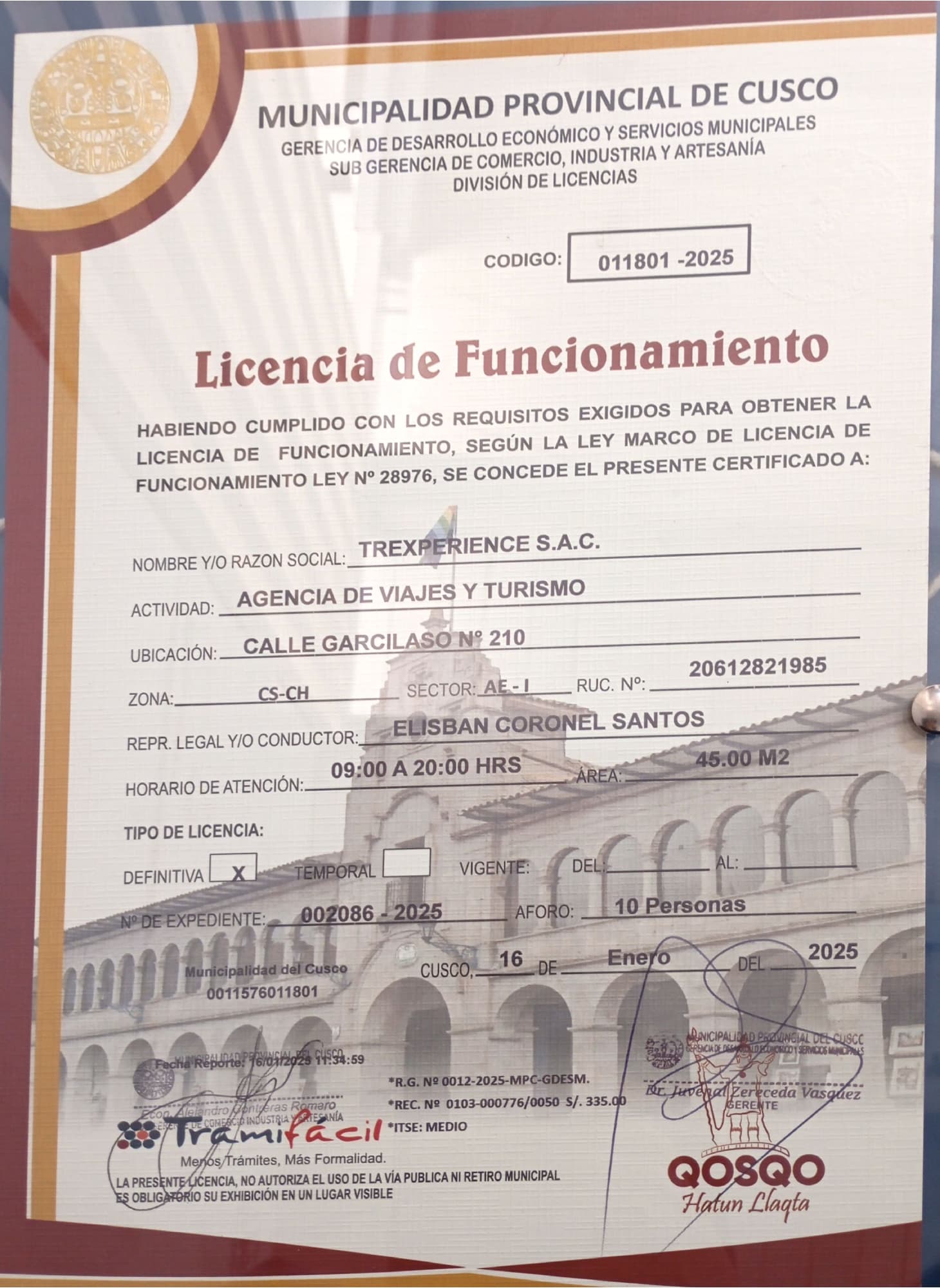 TreXperience Certificates