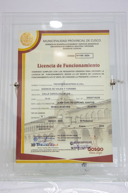 Certificados de TreXperience