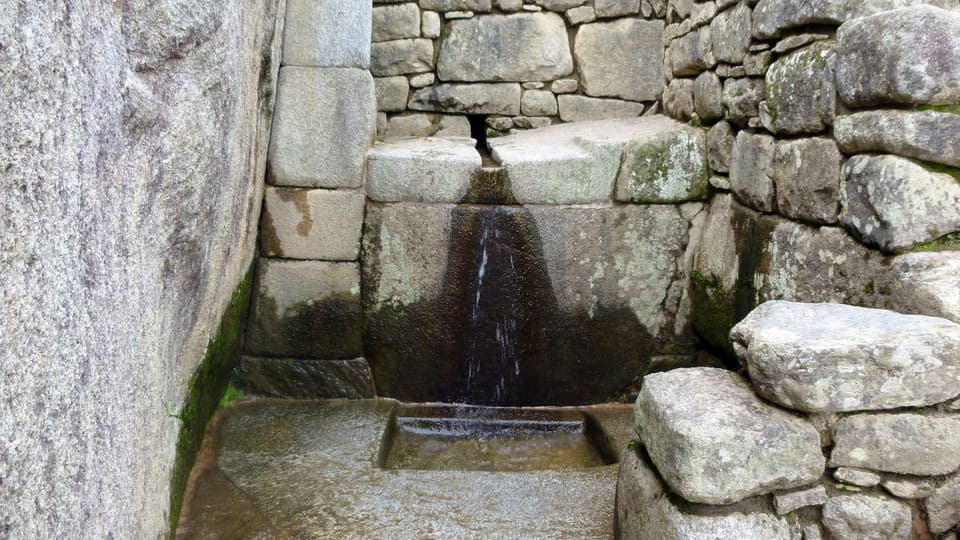 Water Fountains in Machu Picchu