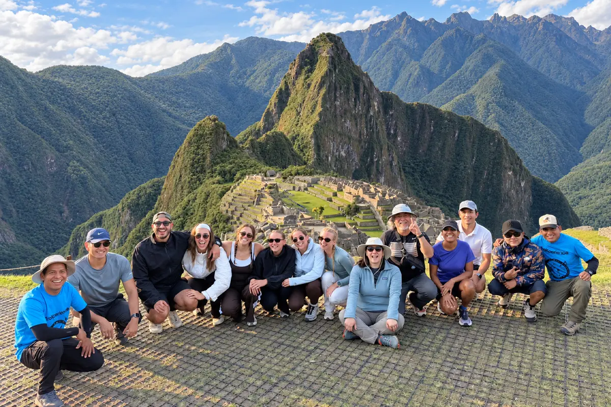 Machu Picchu photo: Machu Picchu is located in the mountains of Peru.
