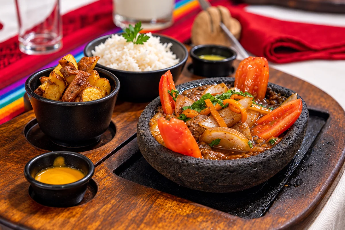 Lomo Saltado Peruvian dish